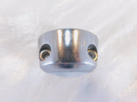 Harley Dyna Softail & Sportster Chrome Clutch Lever Perch Mount Clamp Brackets - C3 Cycle