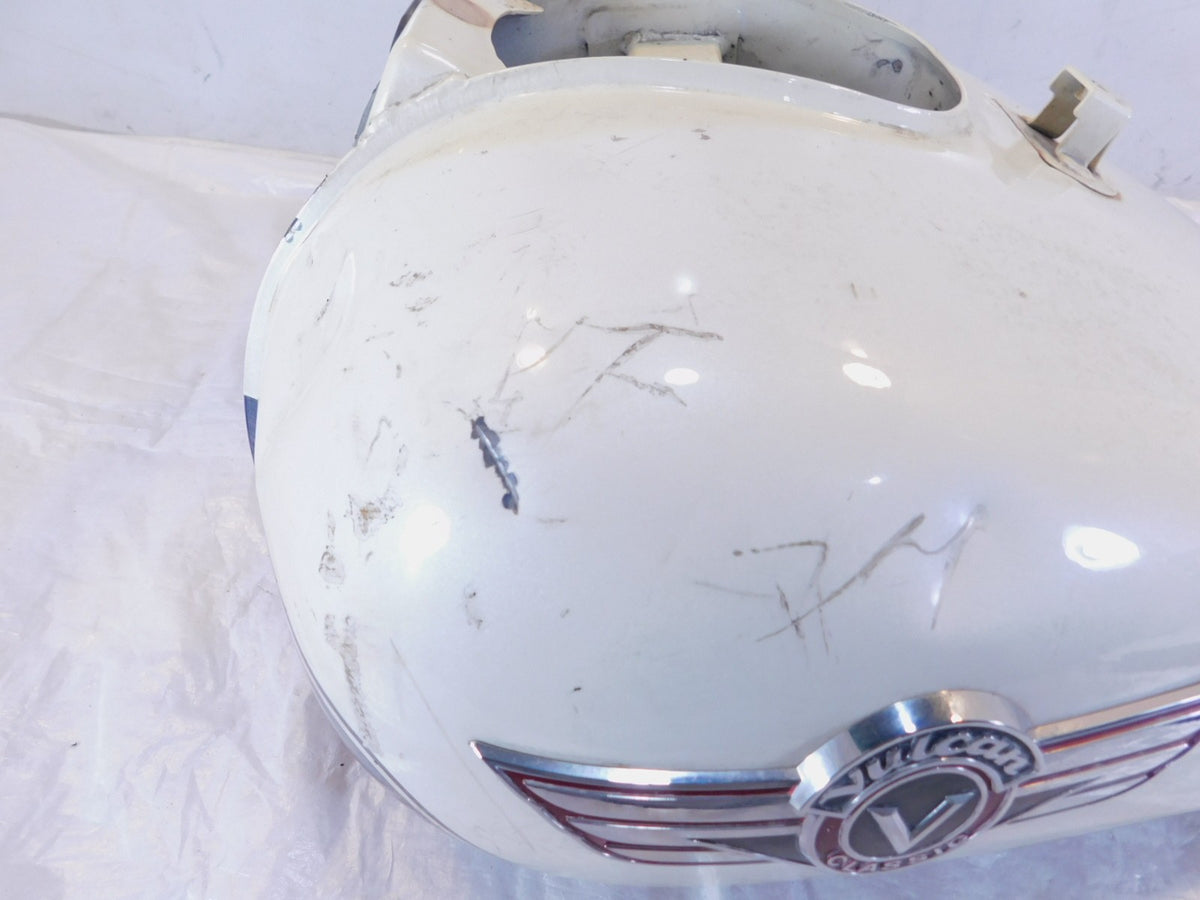 97-03 Kawasaki Vulcan 1500 Classic White & Blue Gas Fuel Petrol Tank Reservoir - C3 Cycle