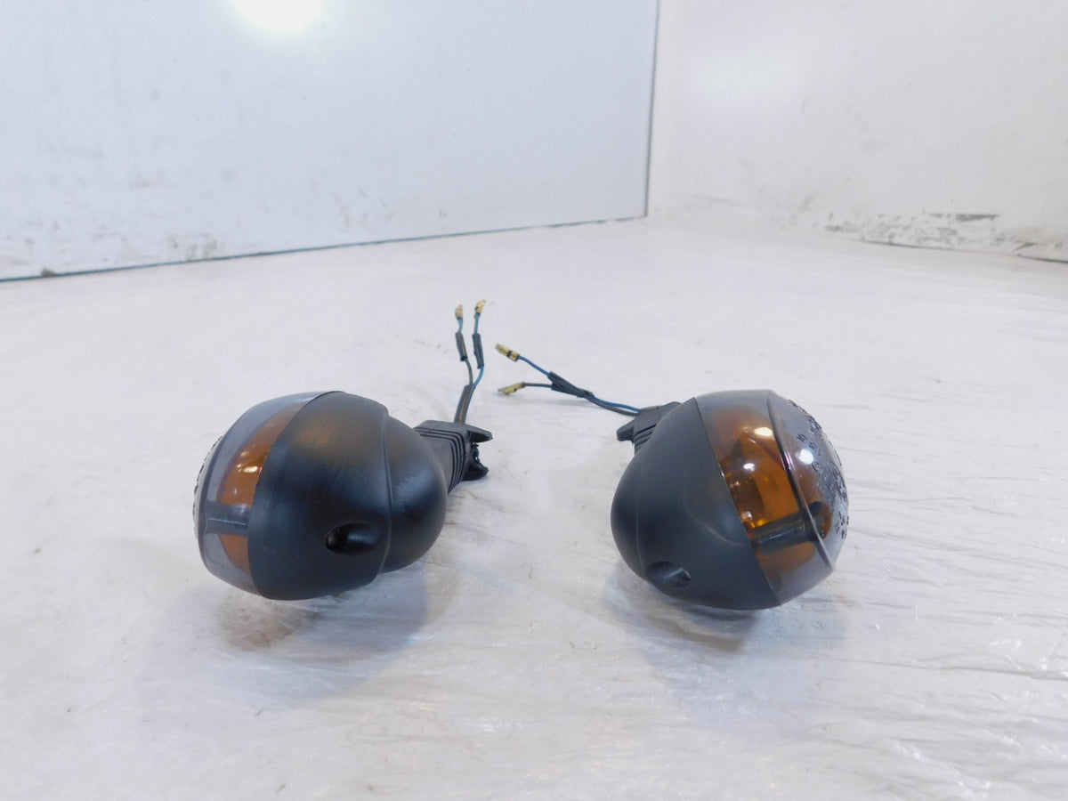 Buell XB XB9 XB12 Lightning Ulysses & Blast Black Front Turn Signal Indicators - C3 Cycle