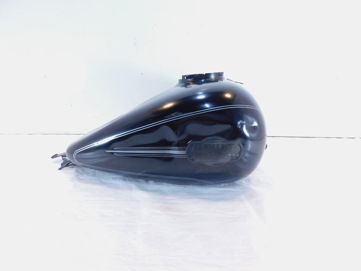 Harley Davidson Road Street & Electra Glide Black Fuel Gas Petrol Tank -Dent - C3 Cycle
