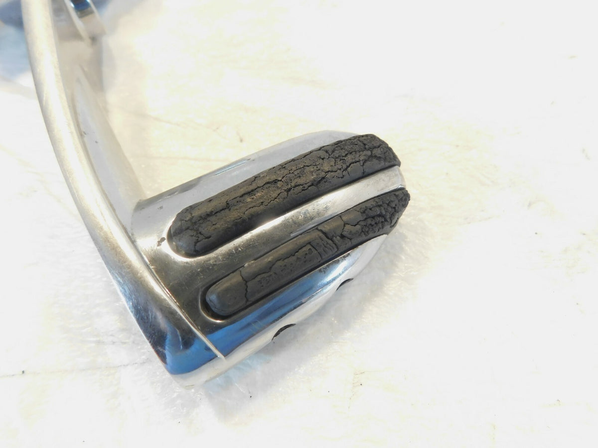 Right Harley Touring Dyna Sportster & Softail Chrome Heel Rest Footpeg Footrest - C3 Cycle