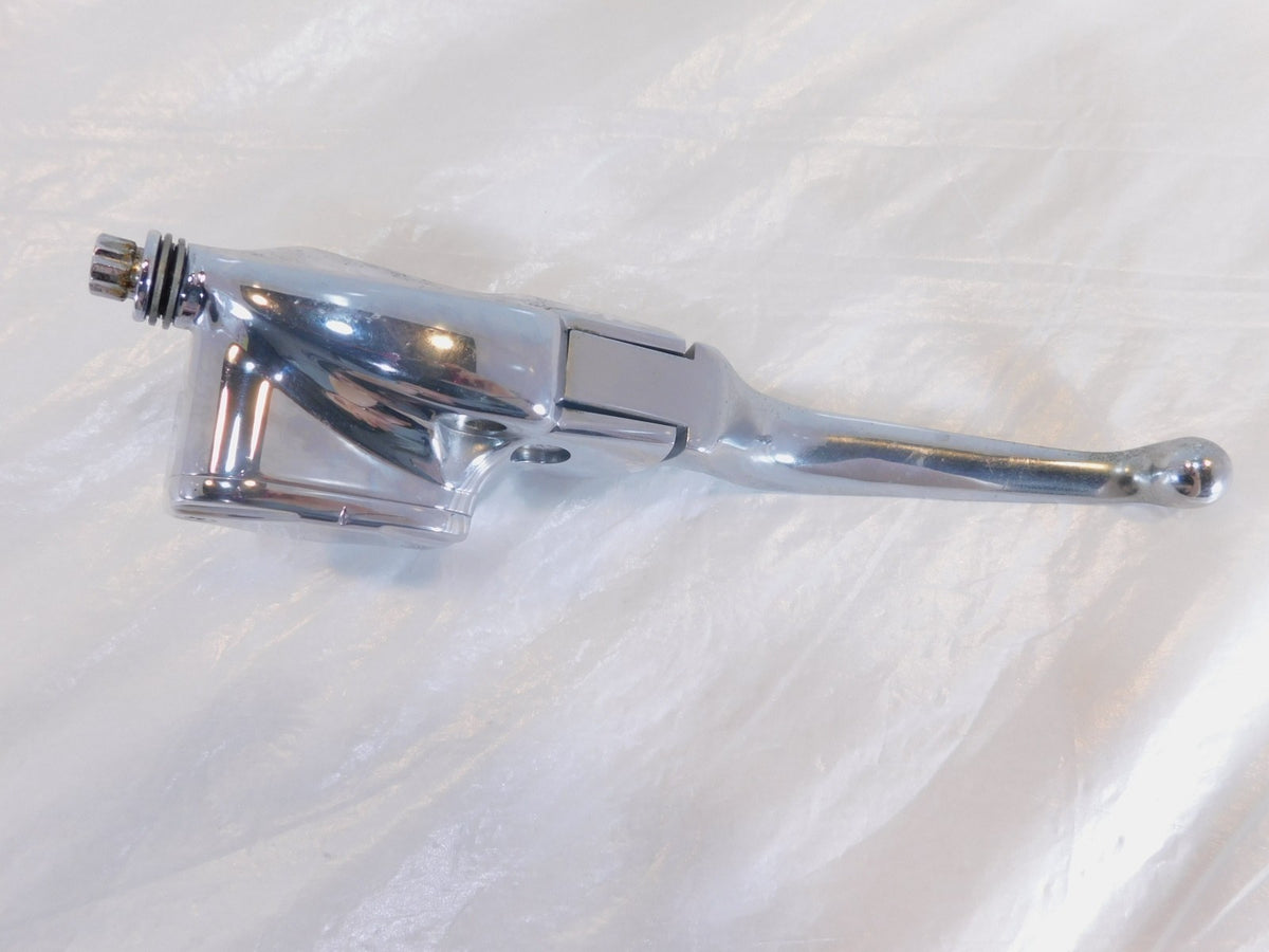 Harley Road King Electra Glide 11/16 Chrome Front Brake Master Cylinder w/ Cover - C3 Cycle