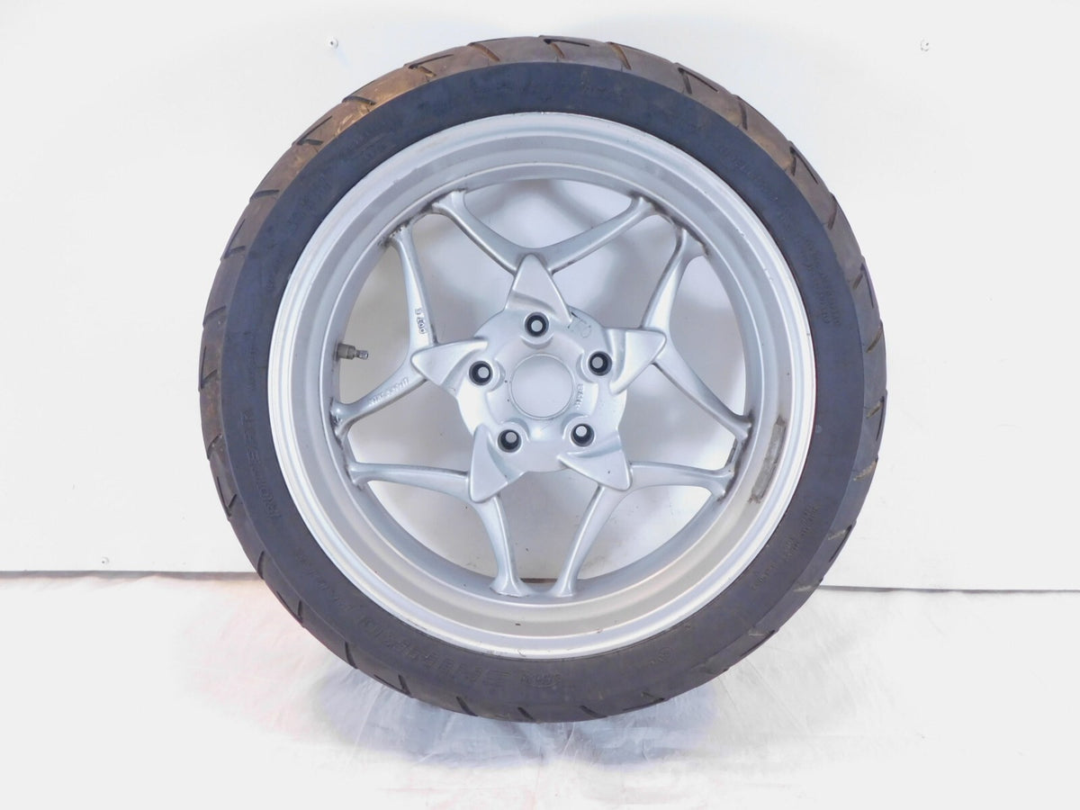 2005-2013 BMW R1200RT R1200ST R1200 RT ST R900RT Silver Back Rear Wheel & Tire