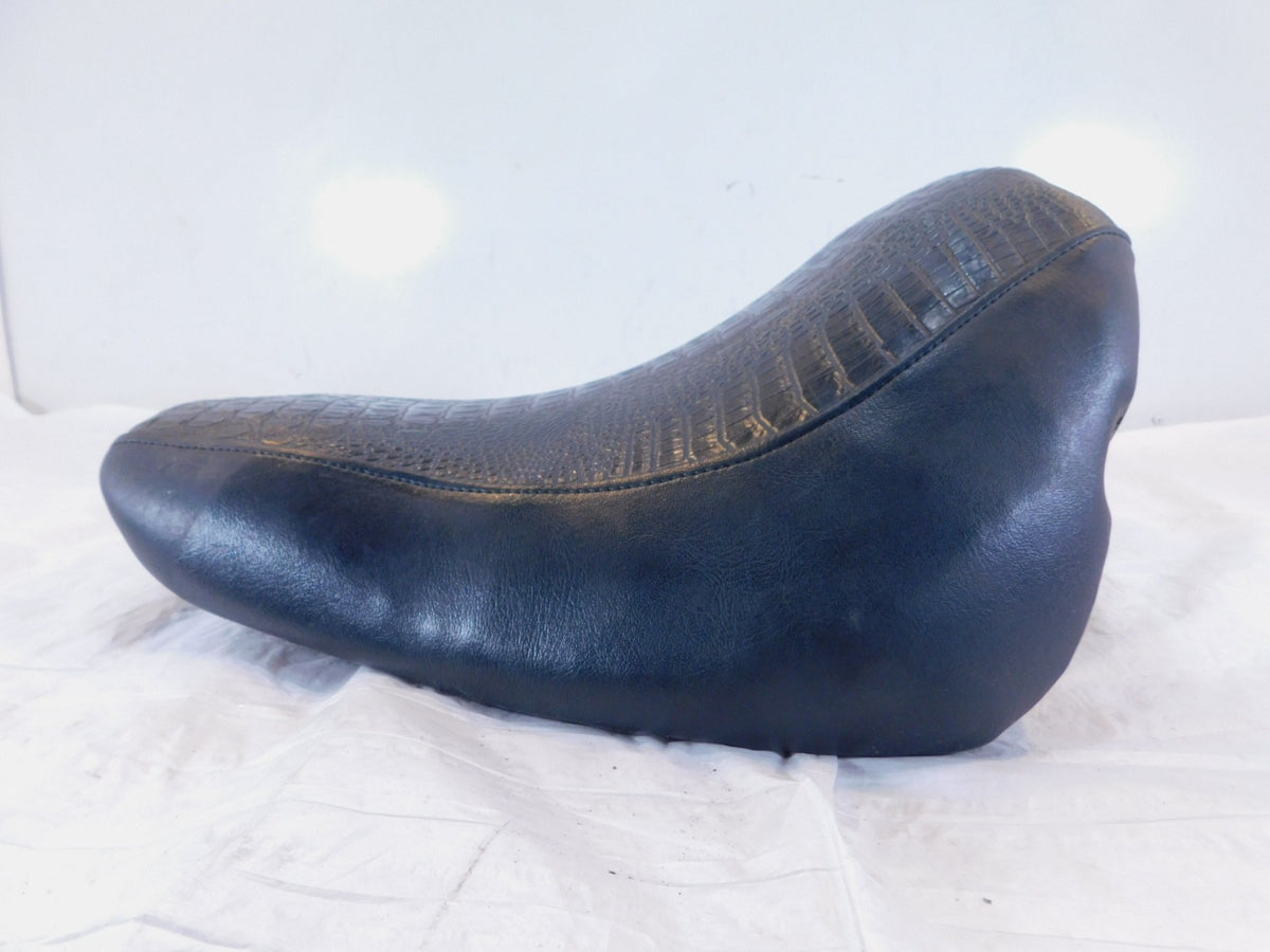 00-06 Harley Davidson Softail Heritage Classic Gator Skin Style Front Rider Seat - C3 Cycle