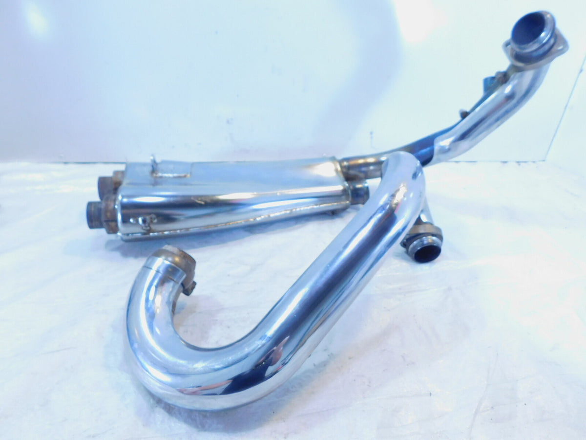 2008-2010 Harley Davidson V-Rod VRSC Chrome Front/Rear Exhaust Header Pipes - C3 Cycle