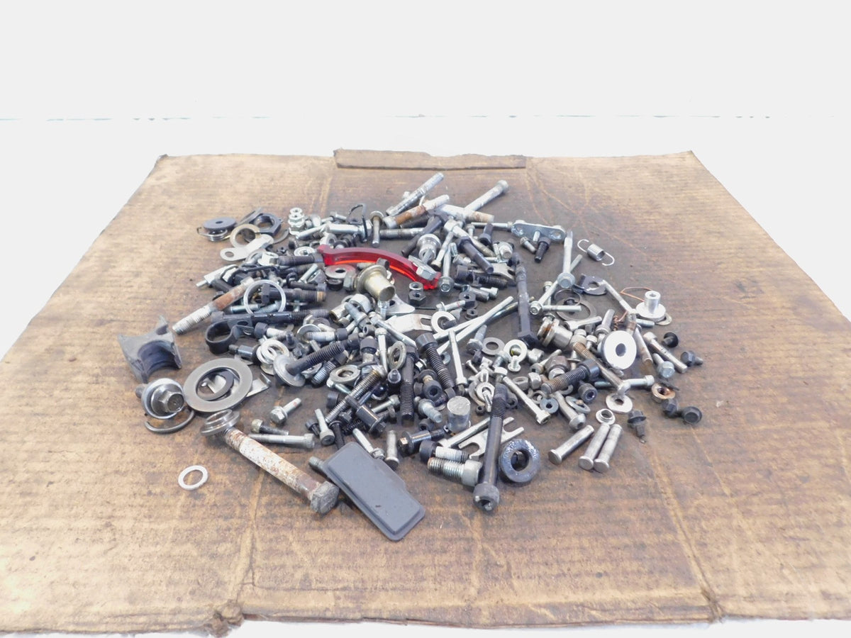 2006 06 Victory Kingpin Engine & Motor Nuts Bolts & Brackets Parts Box Lot - C3 Cycle