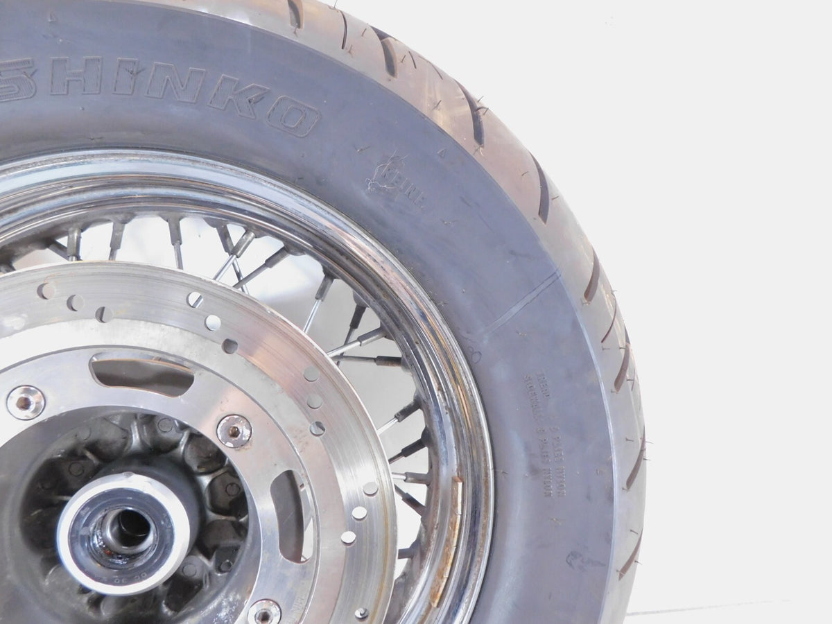 2002-2008 Triumph America Spoked Laced Rear Wheel Rim & Tire - 15" x 3.5" - C3 Cycle
