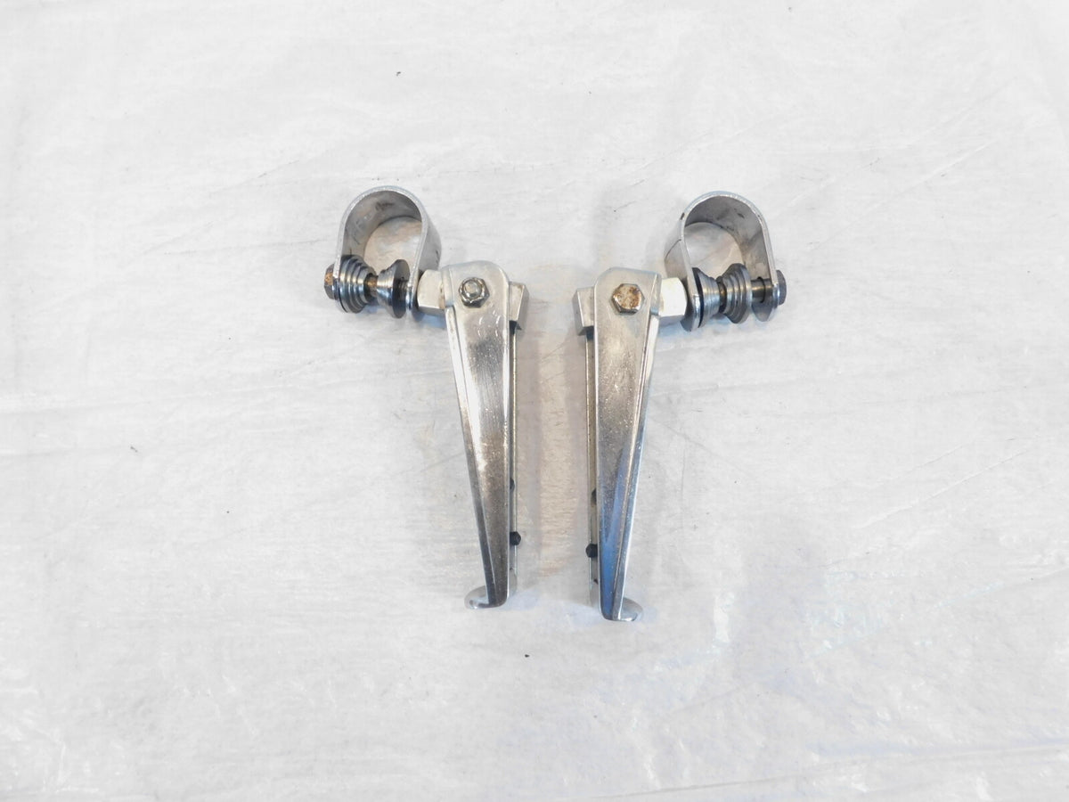 Harley Electra Glide Street Glide Road King Highway Footrest Pegs & Mount Clamps - C3 Cycle