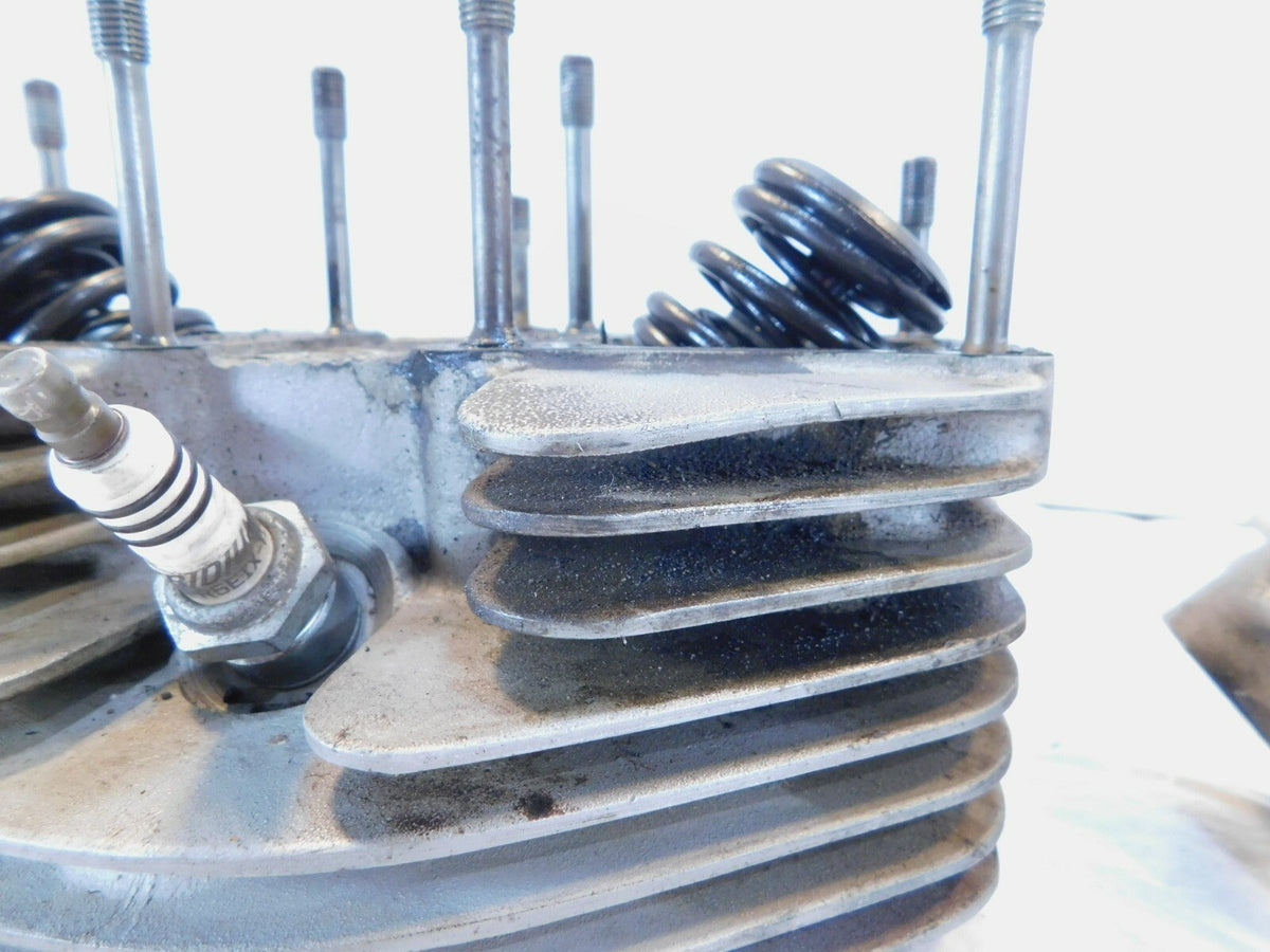 1979-1983 Harley Davidson Electra Glide Engine Motor Cylinder Heads w/ Valves - C3 Cycle