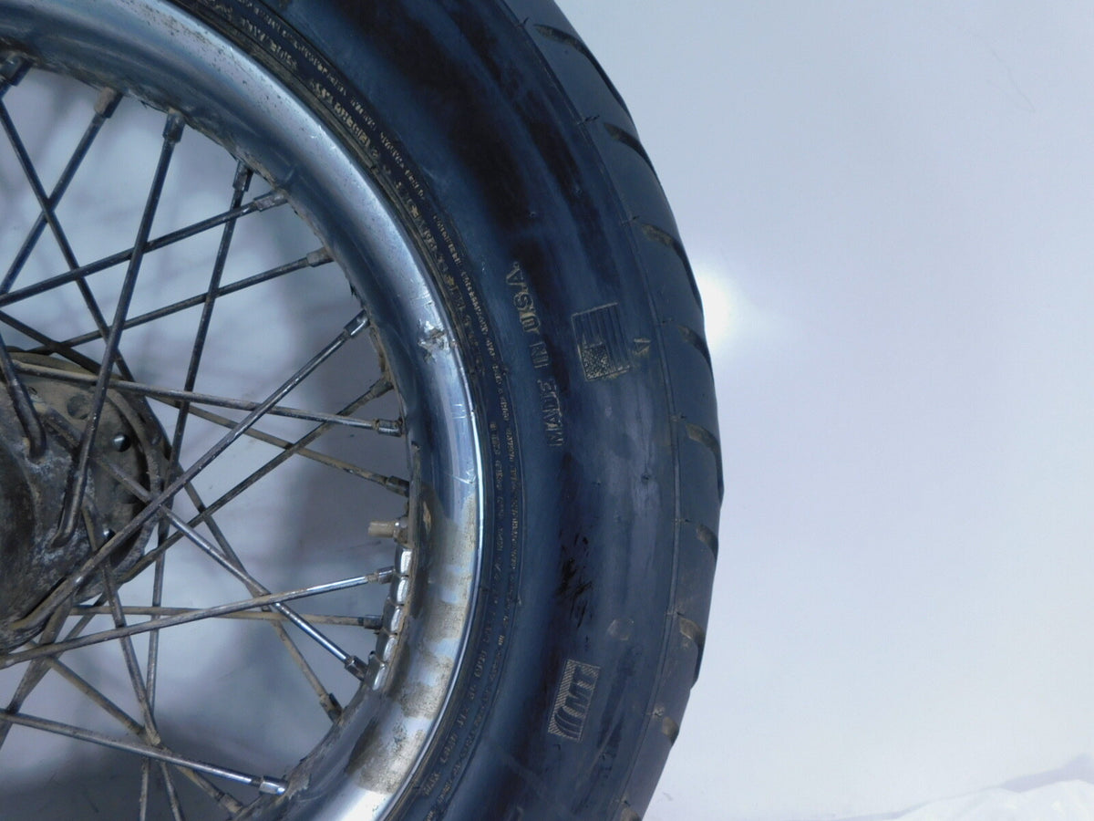 Harley Sportster & Road King Electra Glide Profile Laced Chrome Rear Wheel Rim - C3 Cycle
