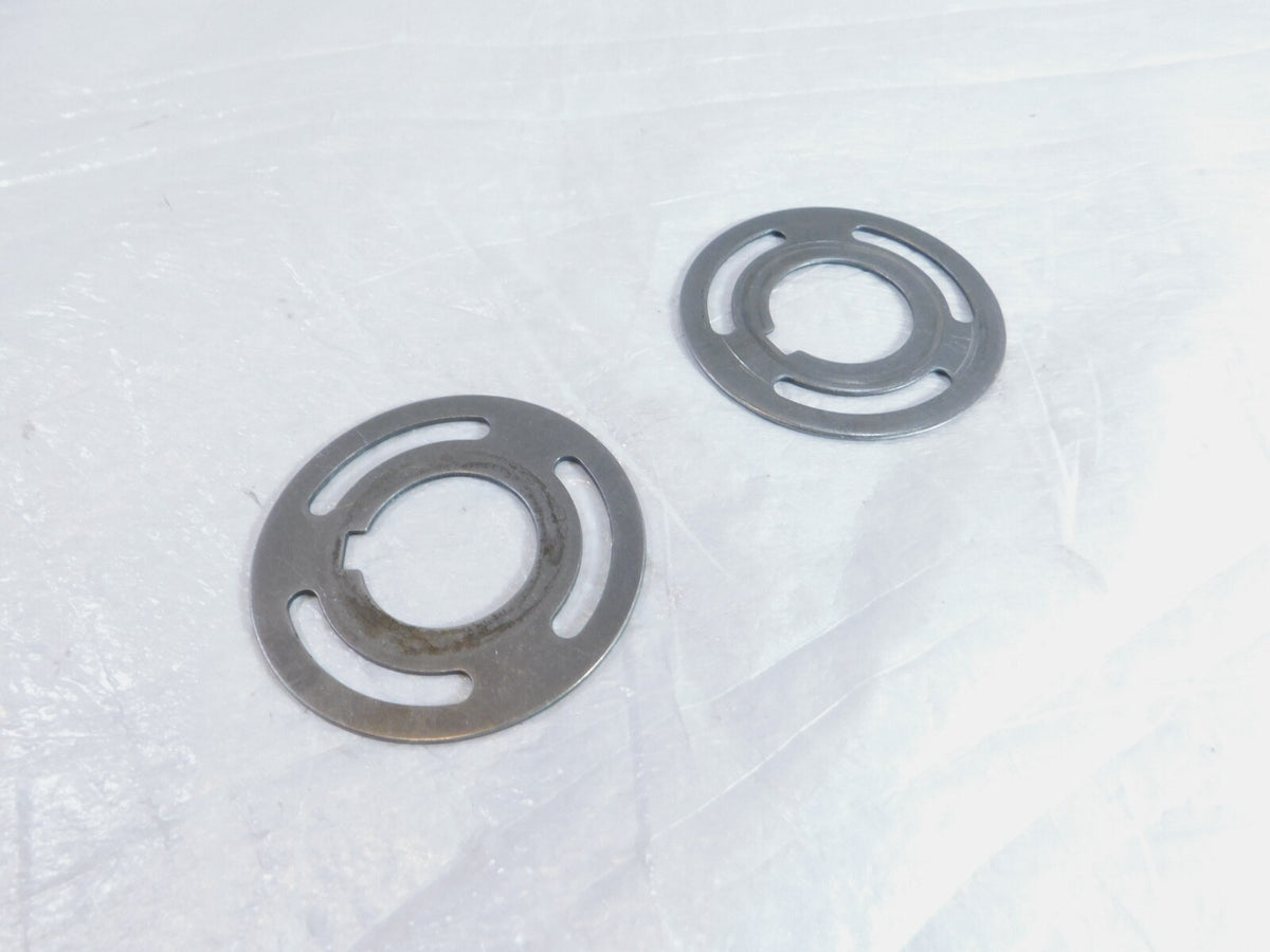 Pair 2002 MZ Skorpion Tour MZ660 660 Dual Crankshaft Bearing Cover Washers