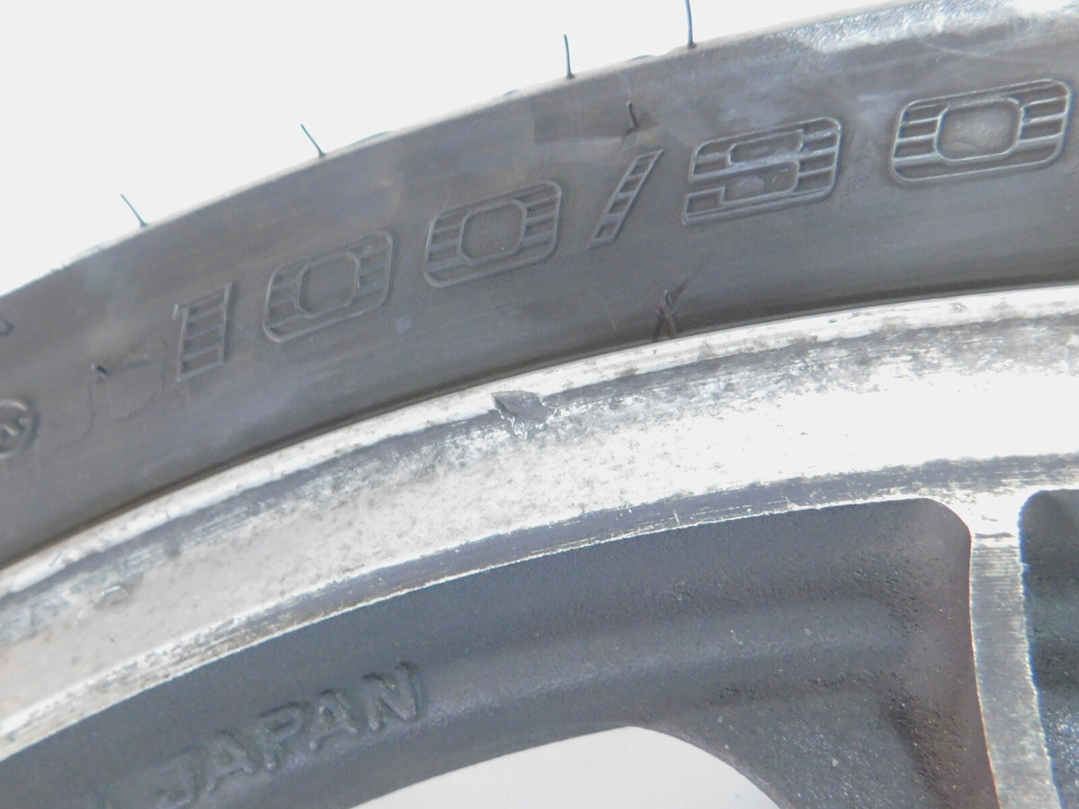 Kawasaki LTD Belt KZ440 KZ440D Front Spoked Mag Wheel Rim & Tire 19" x 1.85" - C3 Cycle