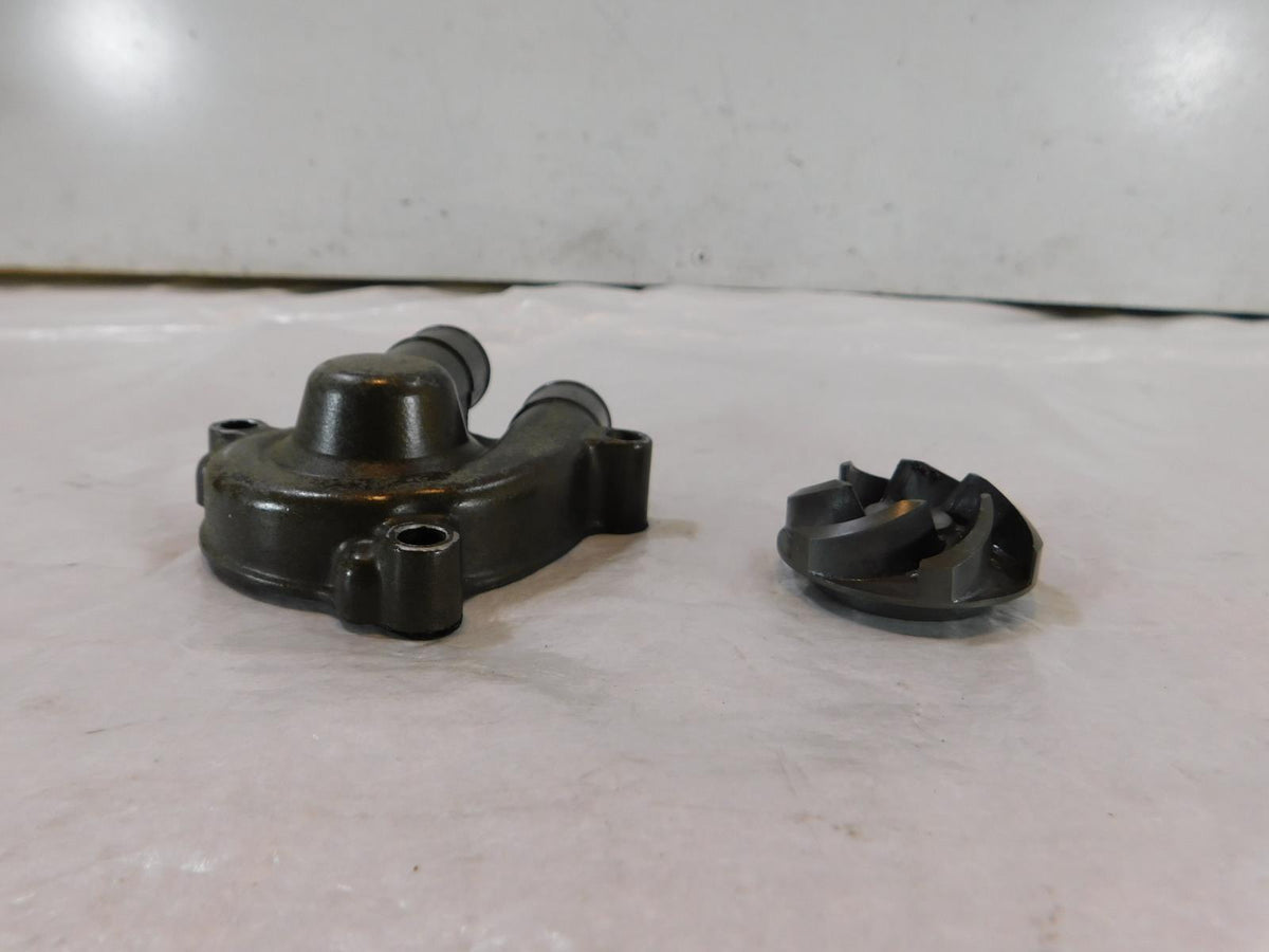 Kawasaki KLX250S KLX300R Engine Coolant Water Pump Housing Cover w/ Impeller