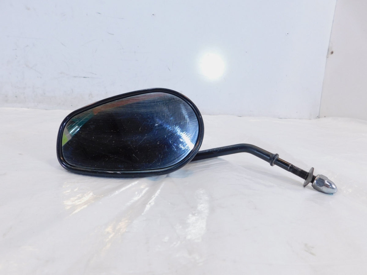Harley Davidson FXR & Softail & Dyna & Sportster Left Black Rear View Mirror - C3 Cycle
