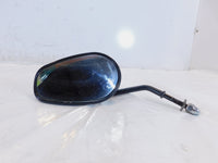 Harley Davidson FXR & Softail & Dyna & Sportster Left Black Rear View Mirror - C3 Cycle