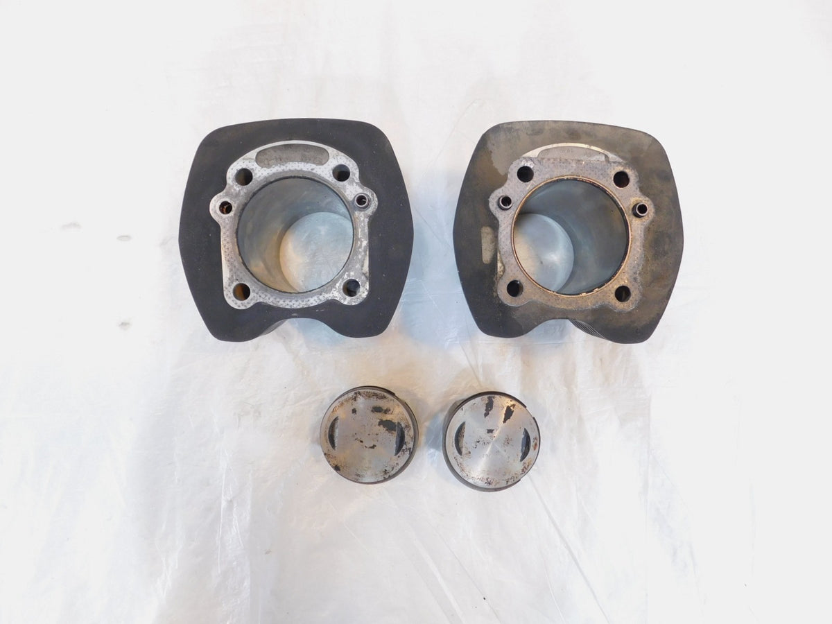 Harley Davidson Touring Dyna & Softail Twin Cam 96" Black Cylinders w/ Pistons - C3 Cycle