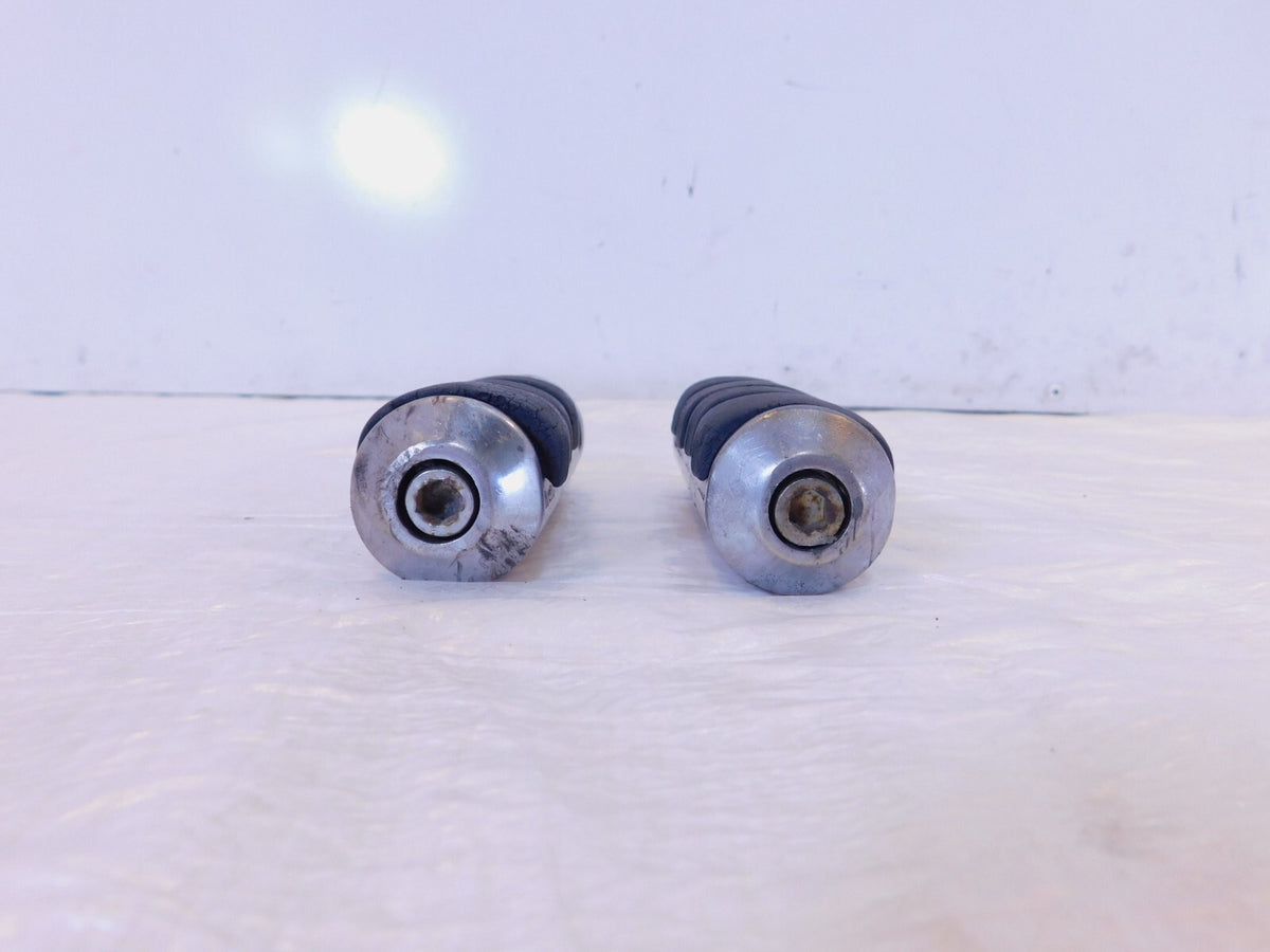 Harley Touring FXR Dyna Sportster & Softail Chrome & Rubber Footpegs Footrests - C3 Cycle