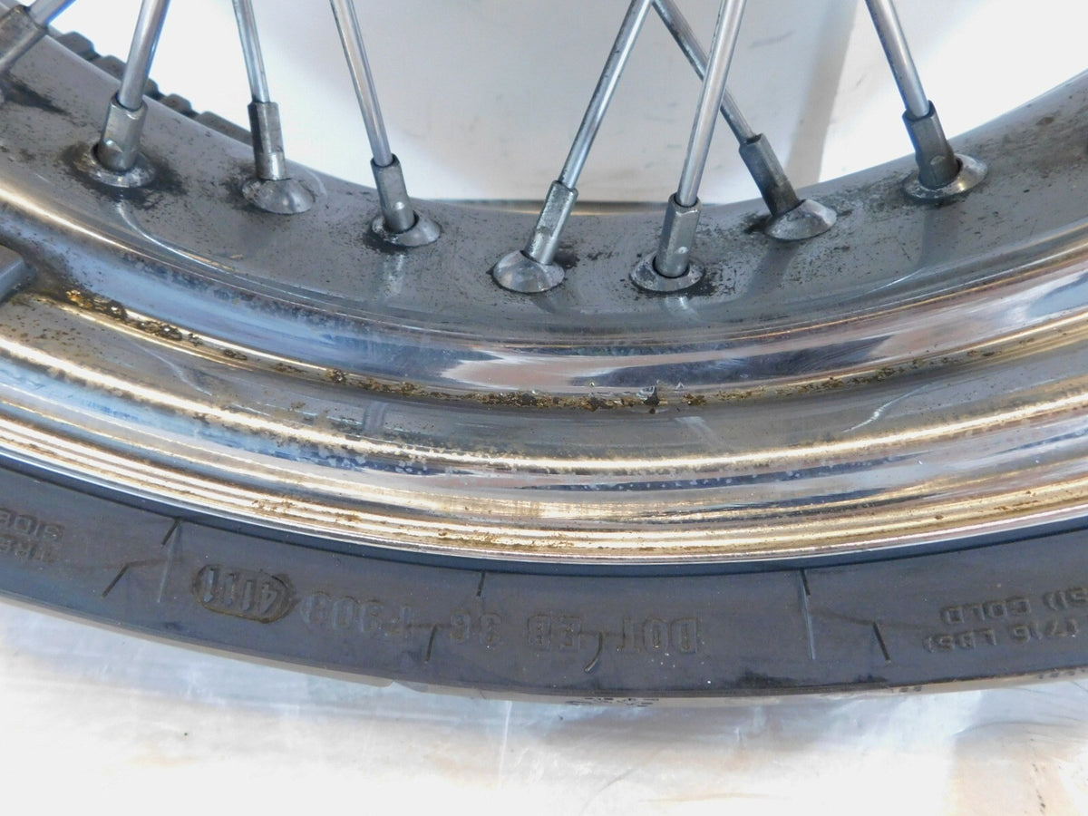 1998-2003 Triumph Thunderbird Sport Chrome Spoked Rear Wheel Rim & Tire