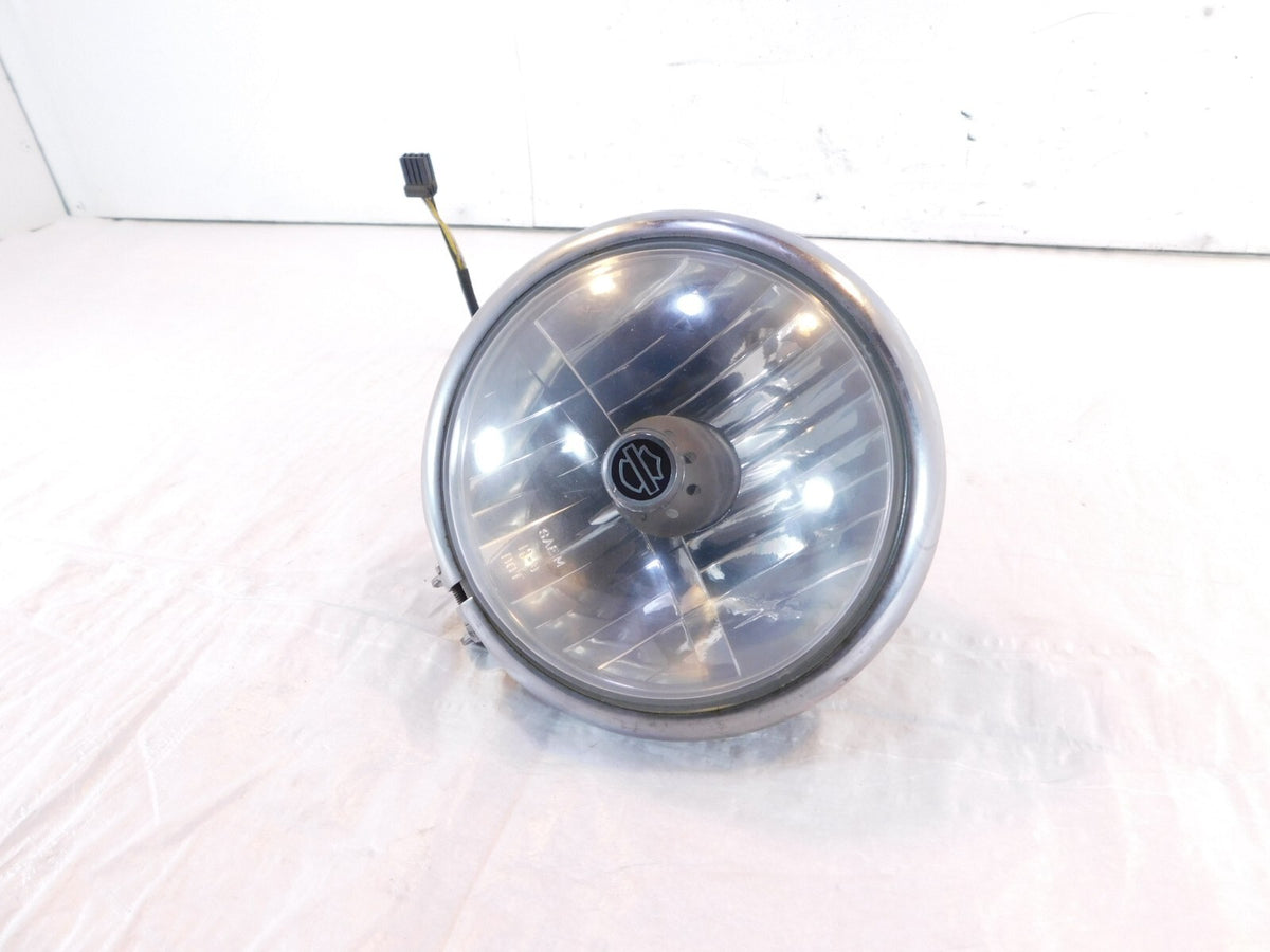 Harley Davidson Dyna Low Rider V-Rod Black Headlamp Headlight & Bucket Housing