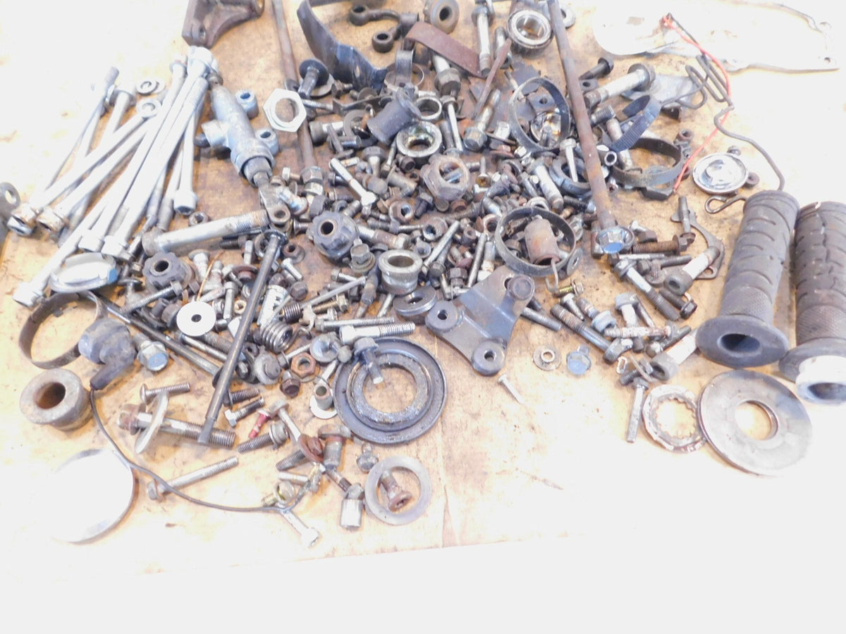 1992 Kawasaki Ninja ZX6 ZX600D Misc Nuts Bolts Brackets Hardware Parts Box Lot - C3 Cycle