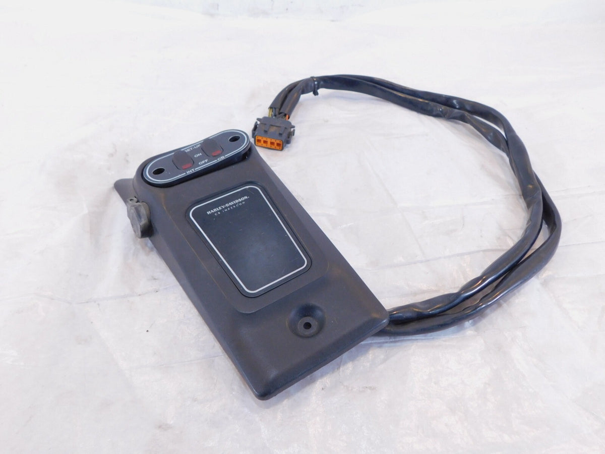 Harley Electra Glide CB Radio Intercom Fuel Gas Tank Console & Button Switches - C3 Cycle