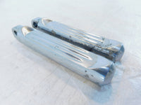 Pair Harley Touring Dyna Sportster & Softail Chrome Left Right Footpeg Footrests - C3 Cycle