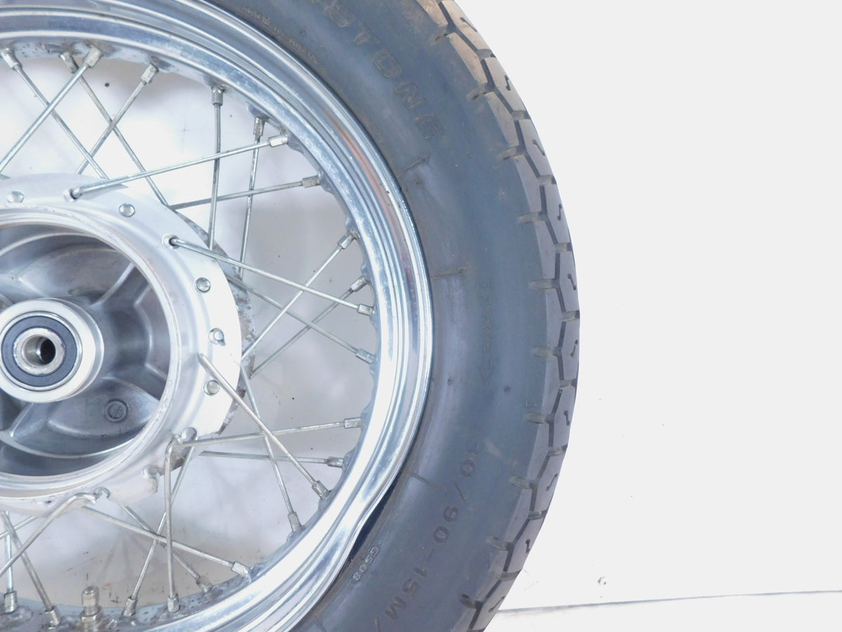 1985-2016 Honda CMX250 CMX250C Rebel 250 Rear Spoked Wheel Rim & Hub 2.75x15 - C3 Cycle