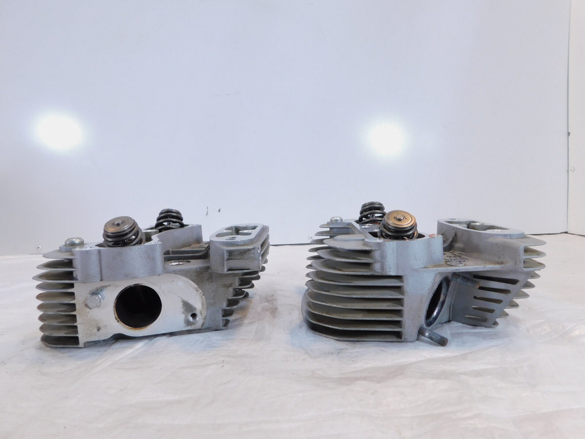 Harley Davidson Sportster XL 883 Super Low Silver Cylinder Heads Springs Valves - C3 Cycle