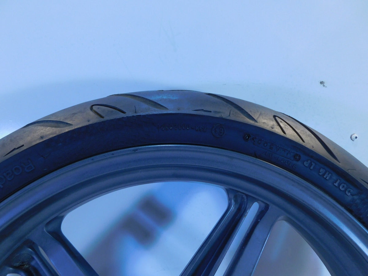 Aprilia RST1000 RST 1000 Futura Cast Front Wheel Rim & Tire 3.5" x 17" -Straight - C3 Cycle