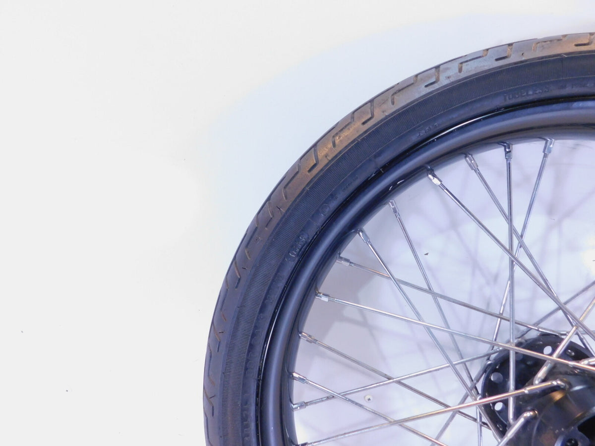 2011-2013 Harley Davidson Softail Blackline Laced Front Wheel Rim & Tire - BENT - C3 Cycle