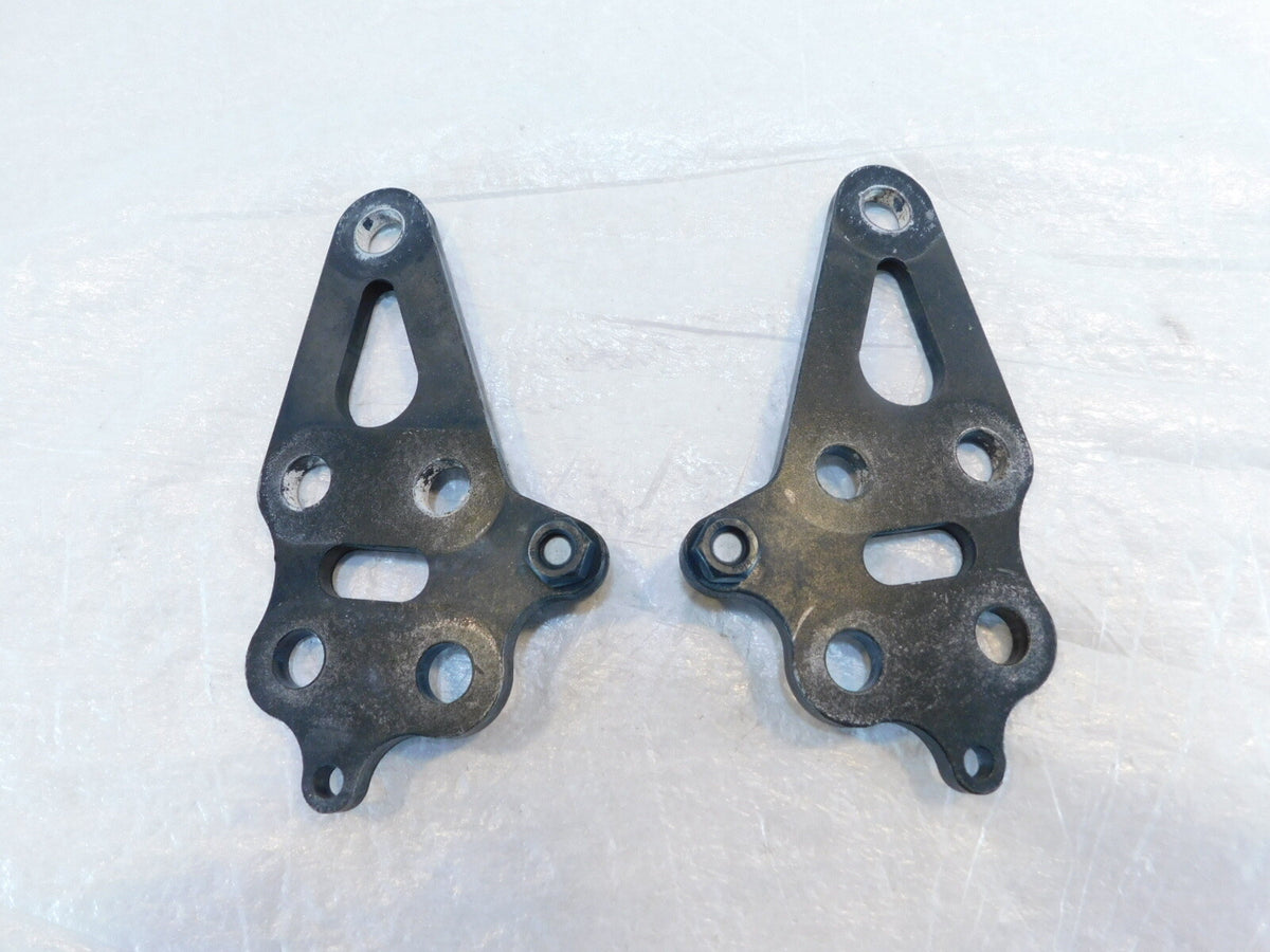 Pair Black 2008-2016 Polaris Victory Vision Engine Motor Mount Rear Brackets