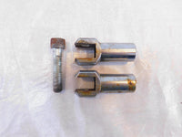 Pair Chrome Harley Davidson Softail Passenger Footpeg Peg Bracket Mount Supports - C3 Cycle