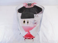 1999-2002 Yamaha YZFR6 YZF R6 Red White Gas Petrol Fuel Tank Reservoir - Dented - C3 Cycle