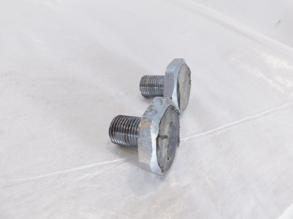 Two Harley Davidson Touring Dyna & Softail Wide Glide Front Fork Tube Plug Caps - C3 Cycle