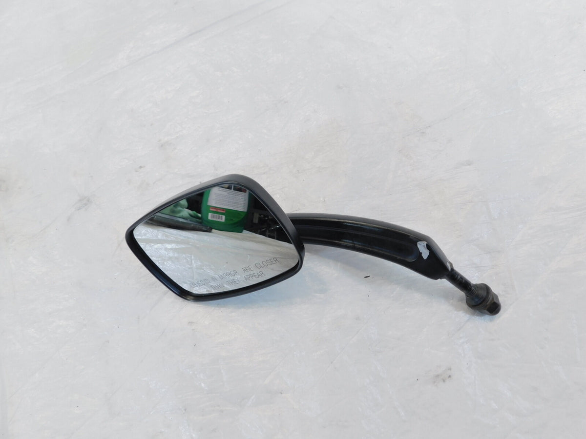 Harley Davidson FXR & Softail & Dyna & Sportster Left Black Rear View Mirror - C3 Cycle