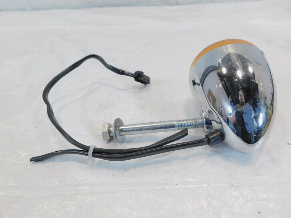 Harley Davidson Sportster Softail Dyna V-Rod Chrome Front Turn Signal Indicator - C3 Cycle