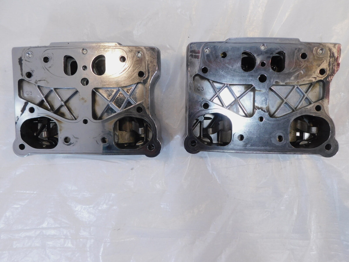 Harley Davidson Street Glide Dyna Softail Chrome Cylinder Head Top Rocker Boxes - C3 Cycle