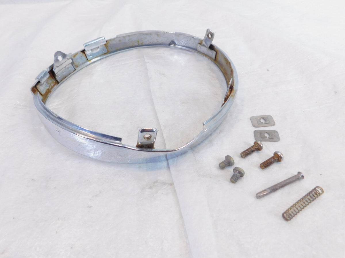 80-82 Honda CB650 Custom & Nighthawk 650 Front Headlight Head Light Housing Rim - C3 Cycle