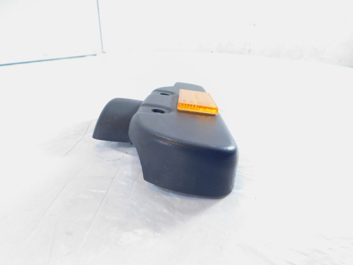 2002 MZ Skorpion Tour MZ660 660 Black Left Side Radiator Cover & Amber Reflector - C3 Cycle