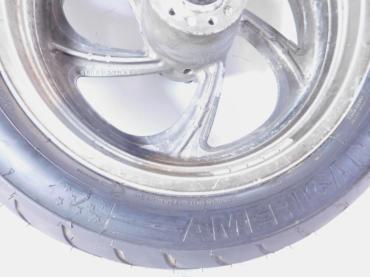 08-09 Victory Vision Premium Ness & Touring Silver Cast Rear Wheel Rim & Tire - C3 Cycle