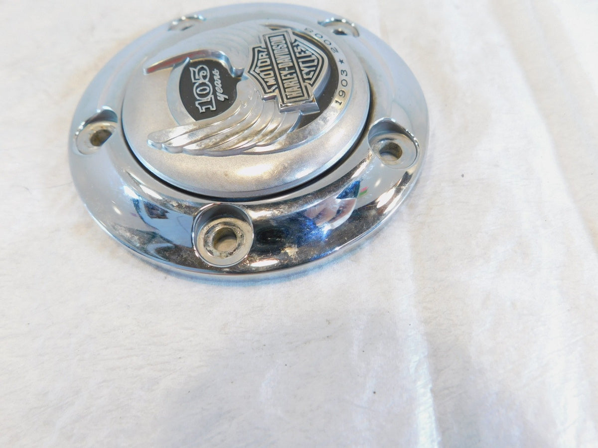Harley Softail & Dyna 105th Anniversary Chrome Twin Cam Right Timer Timing Cover - C3 Cycle