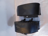 Viking Left & Right Motorcycle Slanted Studded Saddlebag Saddle Side Bag - C3 Cycle