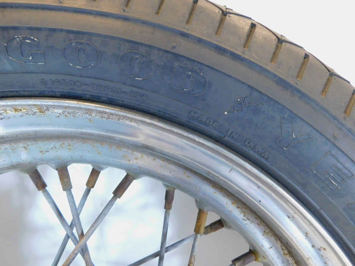 1970-1977 Harley Davidson Sportster 900 1000 16" Rear Wheel Rim Hub & Sprocket - C3 Cycle
