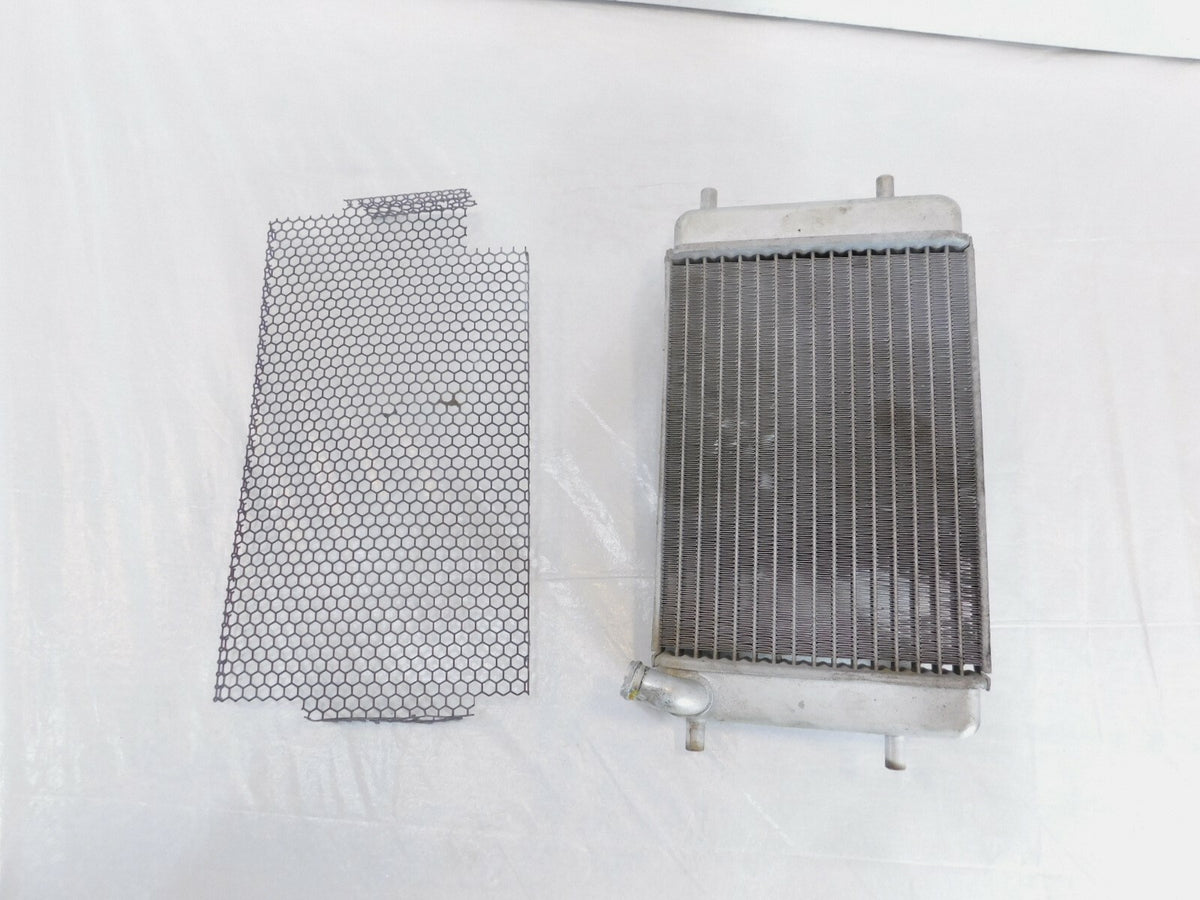 2016 Victory Brammo Empulse TT Front Engine Motor Coolant Radiator & Cover Grill - C3 Cycle