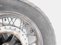 Kawasaki Vulcan 800 1500 Classic Fi Drifter Rear Spoked Wheel Rim & Tire -Bent