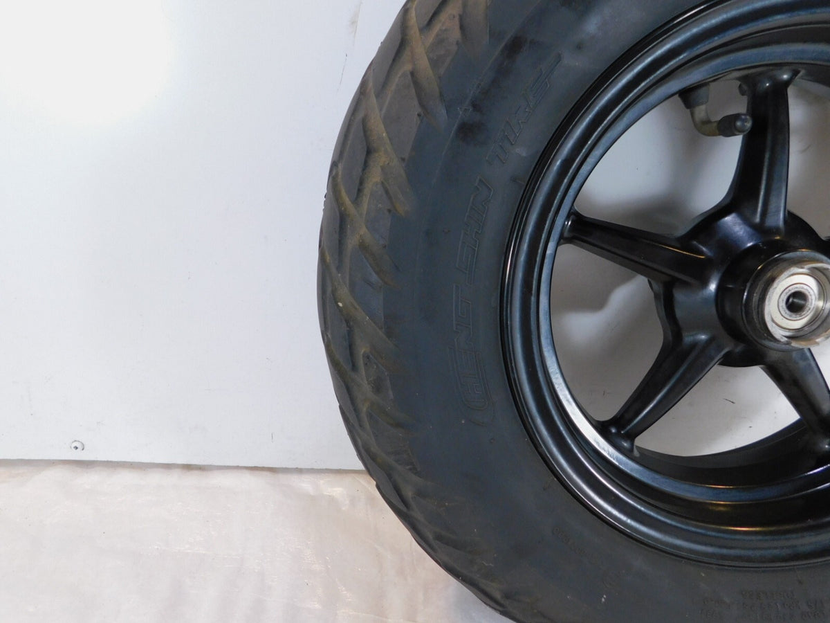 2012-2019 Yamaha YW50 Zuma 50 50F 50FX Black Front Wheel Rim & Tire 10" x 3.00" - C3 Cycle