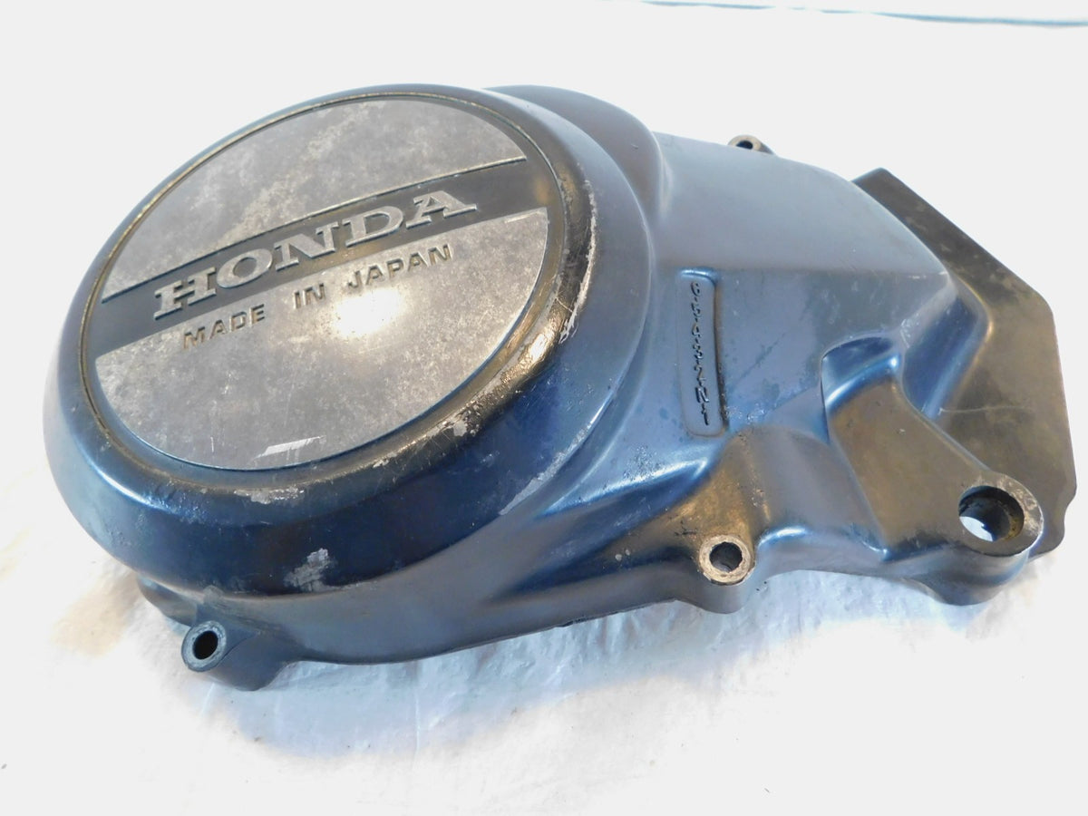 1982 82 Honda CM450C 450 Custom Black Left Engine Motor Crankcase Stator Cover - C3 Cycle