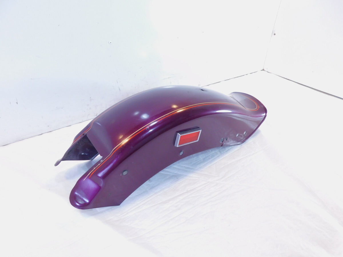 1997-1999 Harley Davidson Softail Custom Springer Purple Rear Wheel Cover Fender - C3 Cycle