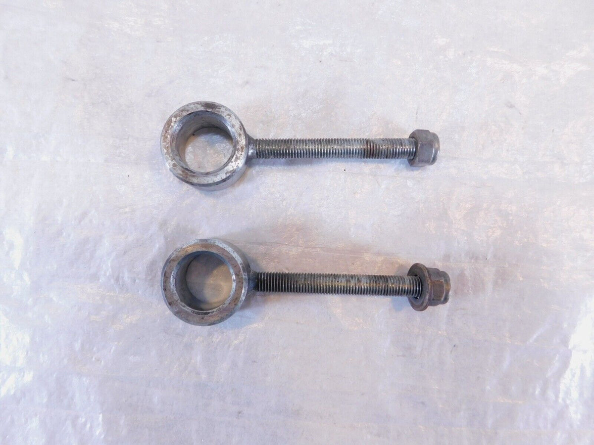 Indian Gilroy Scout Chief & Spirit Chrome Rear Wheel Axle Adjuster Bolts w/ Nuts - C3 Cycle