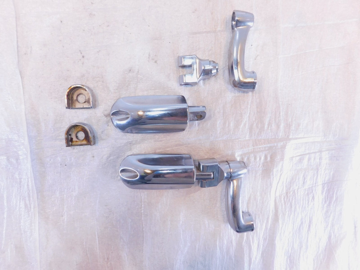 Harley Davidson Electra Glide & Road King Adjustable Highway Footrest Footpegs - C3 Cycle